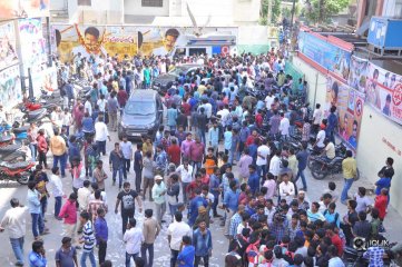 Katamarayudu Movie Release Hungama at RTC X Roads